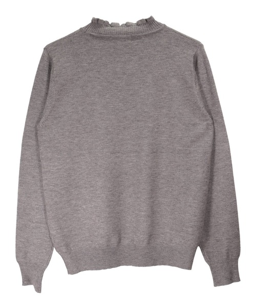 BRICK HOUSE by TOKYO SHIRT ニット セーター フリルネック ニットプル