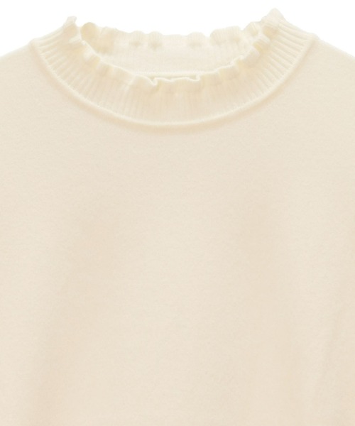 BRICK HOUSE by TOKYO SHIRT ニット セーター フリルネック ニットプル