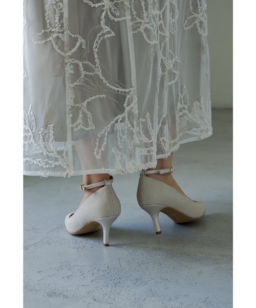 ニアナ（niana）/アンクルベルトラメパンプス niana（ニアナ） パンプス アンクルベルトラメパンプス 結婚式 二次会