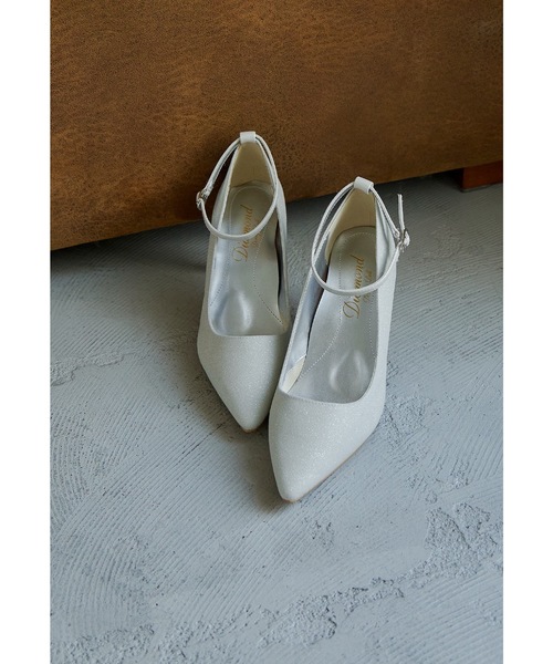 niana（ニアナ） パンプス アンクルベルトラメパンプス 結婚式 二次会