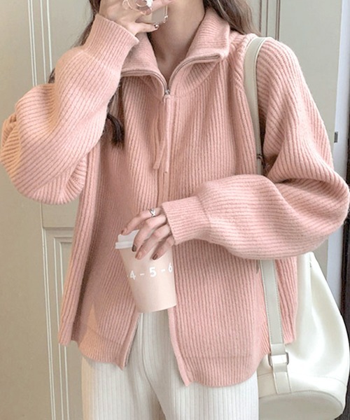 フォクシー ダブルジップ ニットジャケット ピンクベージュ 38 楽天市場】【フォクシー】Foxey 21年 ヌートリア カシミヤ ニット