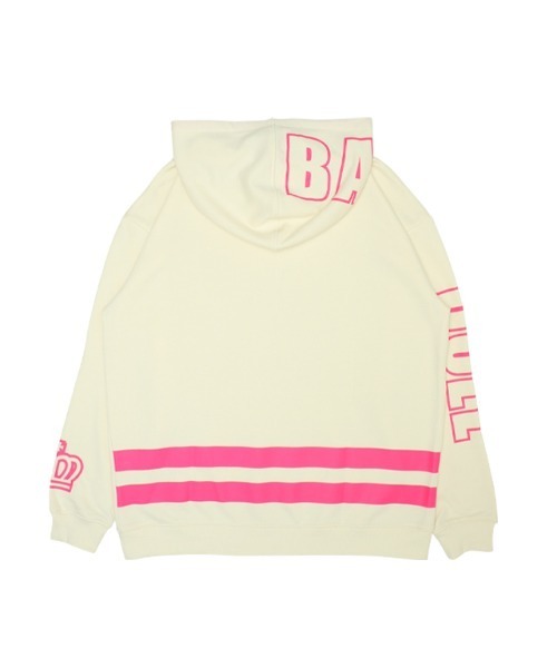 BABYDOLL パーカー 親子お揃い ネオンプリント 9931A レディース