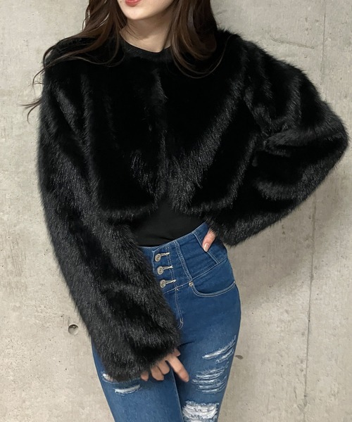 GLAMOROUS JANE（グラマラスジェーン） ノーカラーコート コート