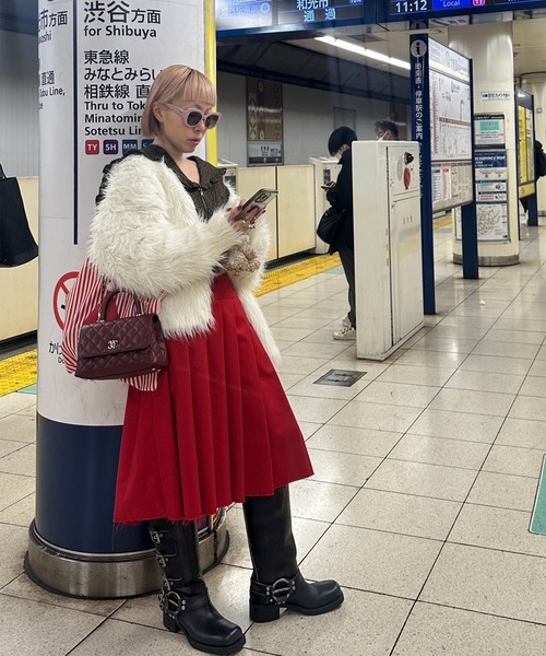 Alley Tokyo スカート プリーツ切りっぱスカート : ZOZOTOWN Yahoo!店