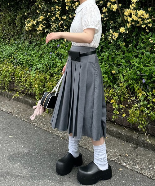 Alley Tokyo スカート プリーツ切りっぱスカート : ZOZOTOWN Yahoo!店