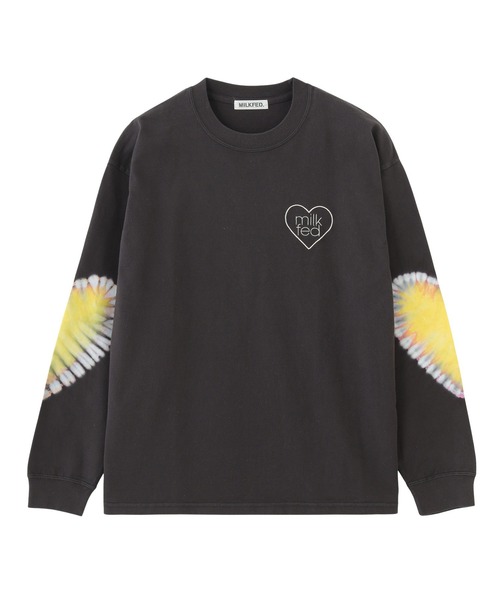 tシャツ TIE DYED HEARTS L/S TEE レディース
