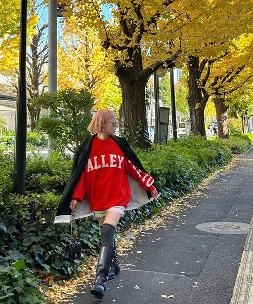 Alley Tokyo ニット セーター BIGロゴALLEYニット レディース