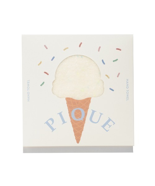 ジェラピケ★【gelato pique】ロゴハンドタオル タオルハンカチ gelato pique（ジェラートピケ）の「ロゴハンドタオル（ハンカチ