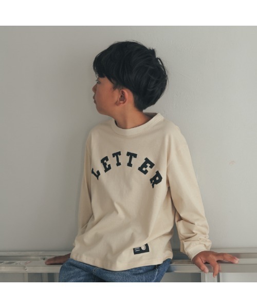 ZERO STANDARD(ゼロスタンダード) tシャツ LETTERロングTシャツ キッズ 子供服 男の子 女の子 : ZOZOTOWN ...