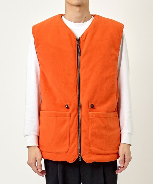 sabyのベスト ベスト ジレ 「saby/サバイ」REVERSIBLE PUFF VEST メンズ