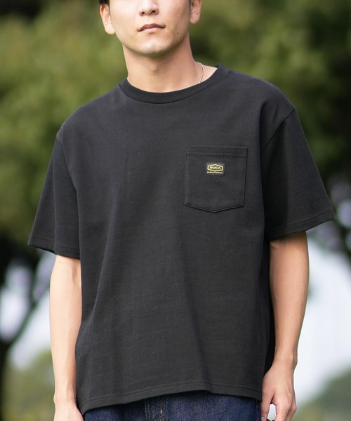 限定品【RVCA】ロゴ 半袖 Tシャツ ★男女ペアにもおすすめ♪ 限定品【RVCA】ロゴ 半袖 Tシャツ ☆男女ペアにもおすすめ