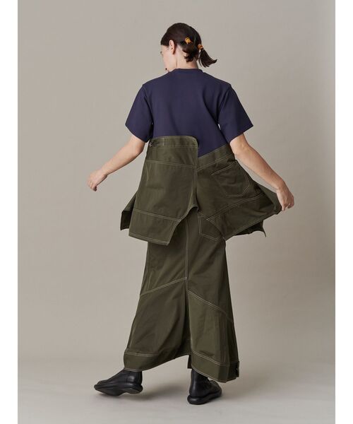 UN3D.（アンスリード） スカート DENIM DETAIL DOCKING SK / デニム