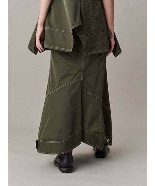 UN3D.（アンスリード） スカート DENIM DETAIL DOCKING SK / デニム