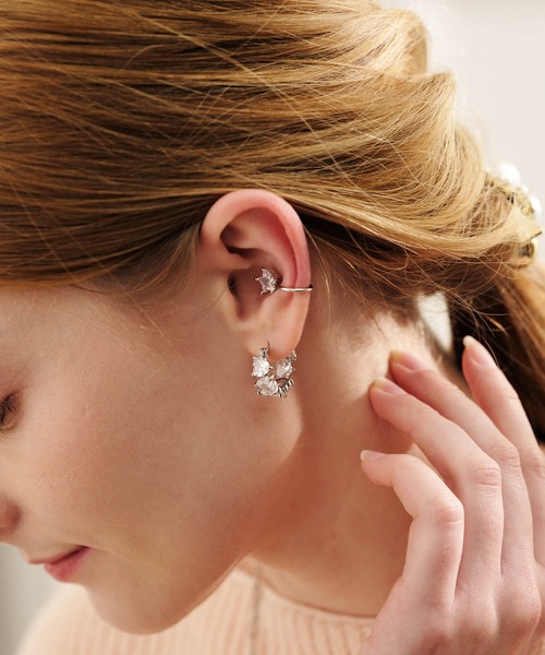 ピアス ハートビジューピアス レディース : ZOZOTOWN Yahoo!店 - 通販