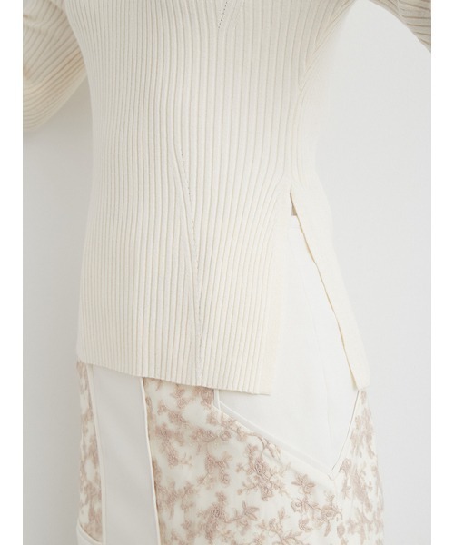 「LILY BROWN」 長袖ニット ONE SIZE イエロー レディース_画像10