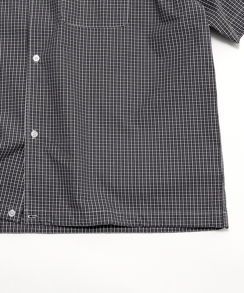 umbro（アンブロ） シャツ 半袖 別注 刺繍チェックシャツ(限定展開