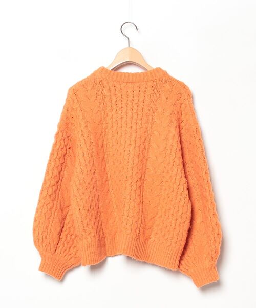 「DEVILOCK」 長袖ニット M オレンジ レディース_画像2