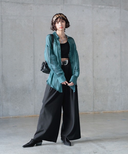 PAGEBOY ブラウス シャツ ヨウリュウシアーシャツ レディース