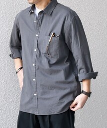 シャツ SHIPS any:「洗濯機可能」コットン/リネン ７分袖 レギュラー シャツ 25SS メンズ｜ZOZOTOWN Yahoo!店