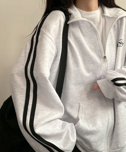 ブルゾン アウター トラックジャケット ダブルジップ レディース