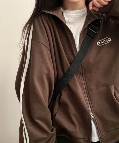 ★新品　ムニタルプサイズ42L ダブルジッパー　ブルゾン Nilway ブルゾン アウター ルーズシルエット Dバックル ダブル