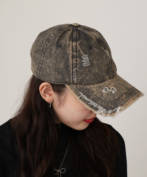 ROOP TOKYO キャップ 帽子 Cotton Damaged Cap/コットンダメージ