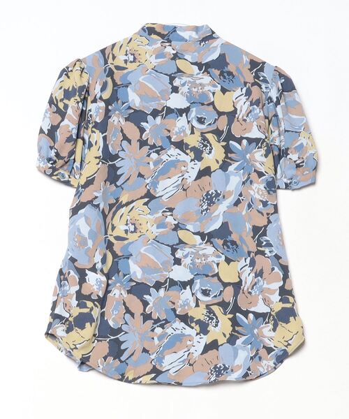 Polo Ralph Lauren 花柄パフスリーブシャツ LAUREN RALPH ブラウス シャツ フローラル ジョーゼット
