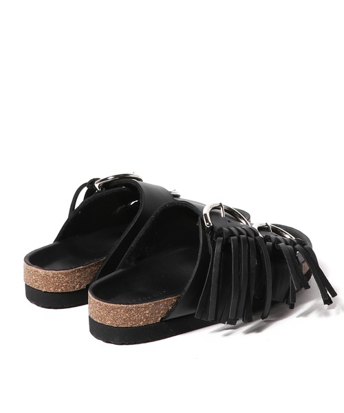未使用　PIPPICHIC スウェード　クロス　ストラップ　サンダル　黒 PIPPICHIC - PIPPICHIC / ピッピシック | UNITED ARROWS 別注