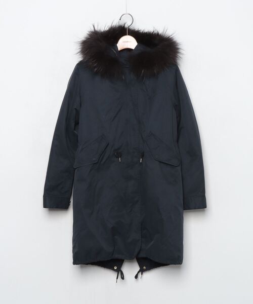 【美品】イエナ　モッズコート IENA（イエナ） モッズコート 38 ブルー レディース : ZOZOTOWN Yahoo