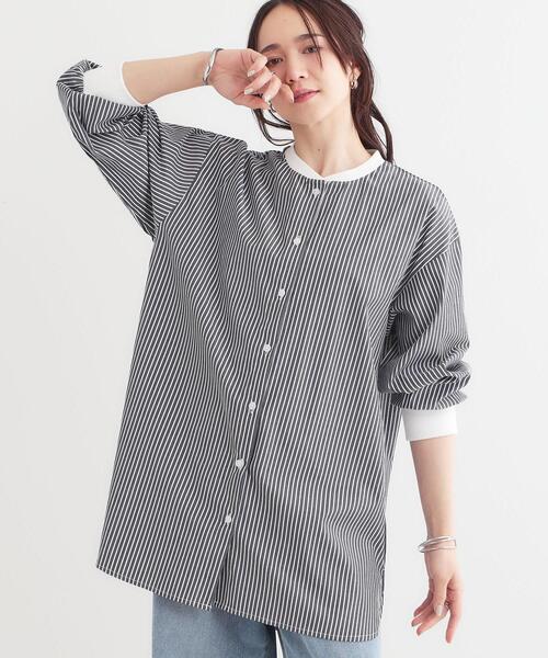 ララルーチュ SHOO・LA・RUE（シューラルー） チュニック 「洗える/S-LL」リブで