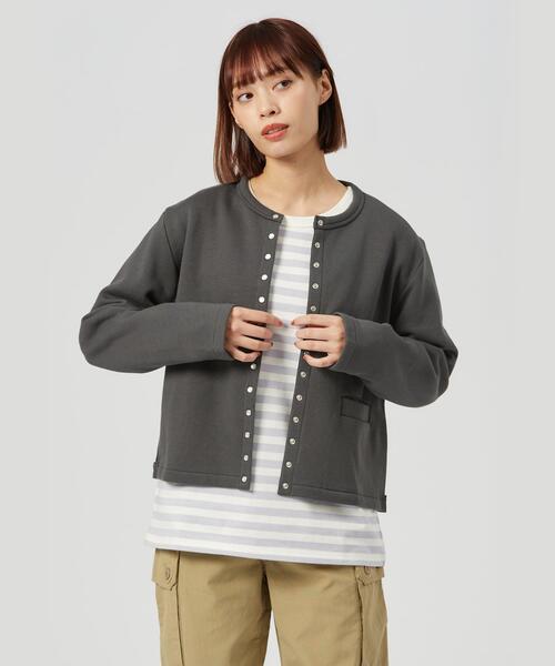 agnes b.◆カーディガン(薄手)/2/--/グレー/EBT2J155 agnes b. 「agnes b.」 カーディガン 2 グレー系その他