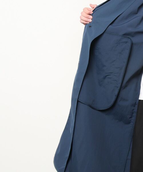 Steven Alanネイビーステンカラーコート Steven Alan（スティーブンアラン）の「＜Steven Alan＞ NYLON