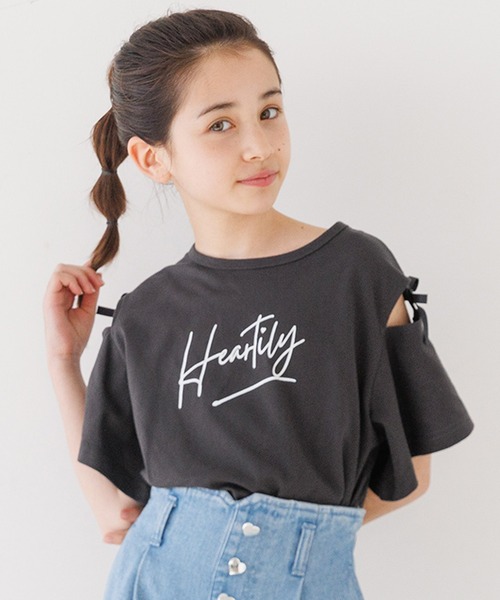 coca（コカ） tシャツ ＼26ss 新色追加／ 大人気アイテムキッズ リボン