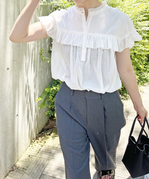 Spick＆Span 「Spick & Span」 ノースリーブブラウス - ベージュ