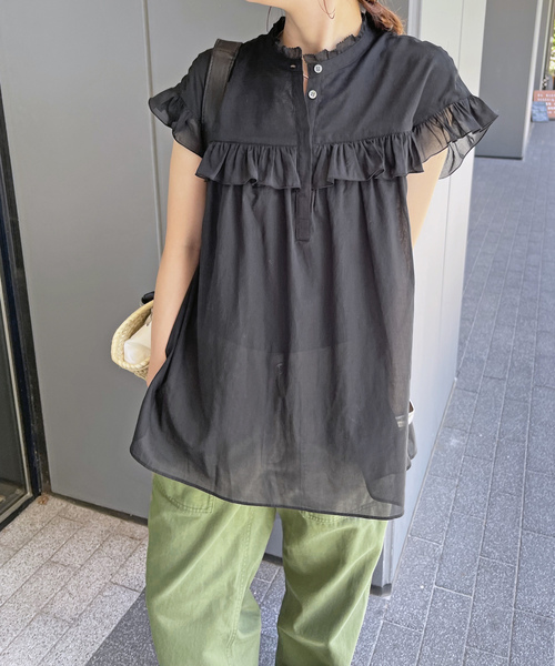 「Spick & Span」 ノースリーブブラウス - ベージュ レディース Spick＆Span 「Spick & Span」 ノースリーブブラウス - ベージュ