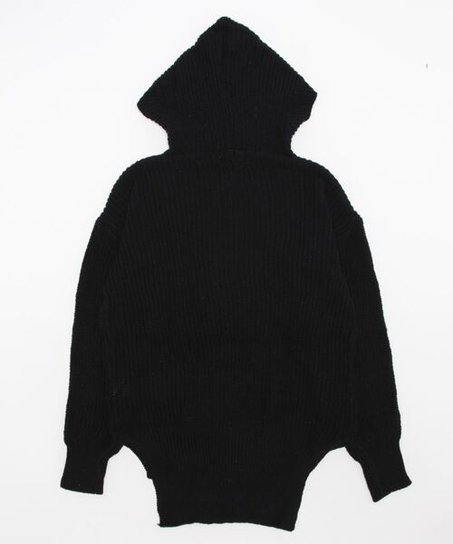 「aimoha」 Vネックニット X-LARGE ブラック メンズ_画像2