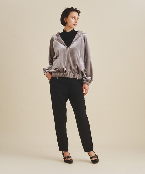 GRACE CONTINENTAL（グレースコンチネンタル） ジップアップパーカー