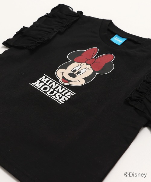 UNDERCOVER × Disney ミニーマウス Tシャツ ブラック 3 Disney（ディズニー） tシャツ 「ディズニー」ミニーマウス/肩フリルT