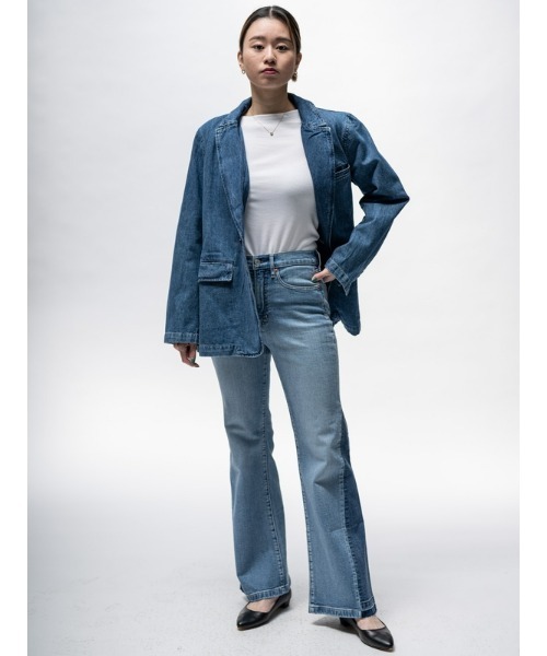 [GAP] Denim жакет X-SMALL индиго голубой женский 