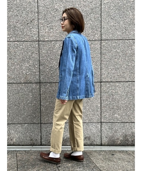 [GAP] Denim жакет X-SMALL индиго голубой женский 