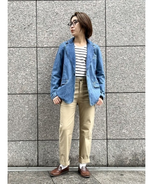 [GAP] Denim жакет X-SMALL индиго голубой женский 