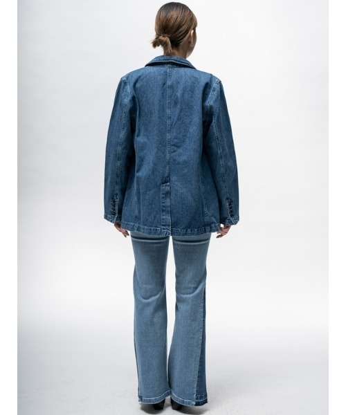 [GAP] Denim жакет X-SMALL индиго голубой женский 