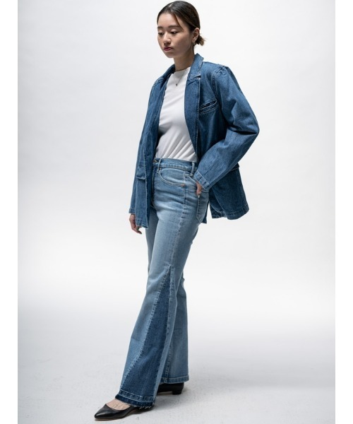 [GAP] Denim жакет X-SMALL индиго голубой женский 
