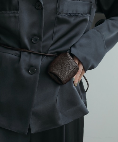 anuke（アンヌーク） ウエストポーチ ウエストバッグ Ecoleather Waist