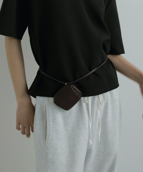 anuke（アンヌーク） ウエストポーチ ウエストバッグ Ecoleather Waist