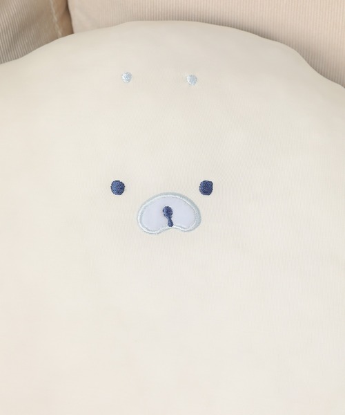 クッション クッションカバー 接触冷感 ひんやり もちもち シロクマ