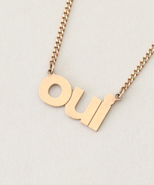 ネックレス LOVE IS YOU/ラブイズユー oui S 42cm ネックレス OUI レディースの画像