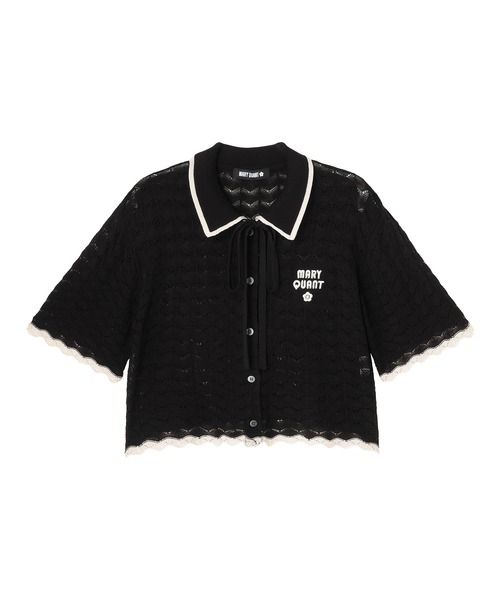 MARY QUANT カーディガン マリークワント mary quant レトロロゴ