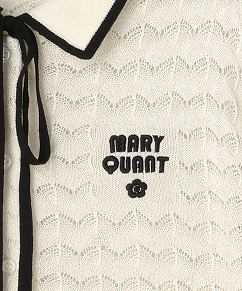MARY QUANT カーディガン マリークワント mary quant レトロロゴ