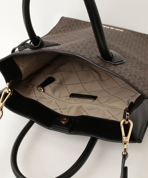 MICHAEL KORS ブラウン2WAYバッグ MICHAEL KORS 「MICHAEL KORS」 2WAYバッグ - ブラウン